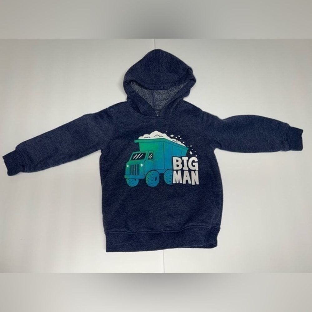 Jumping‎ Beans Dump Truck Big Man graphic hoodie 24 month